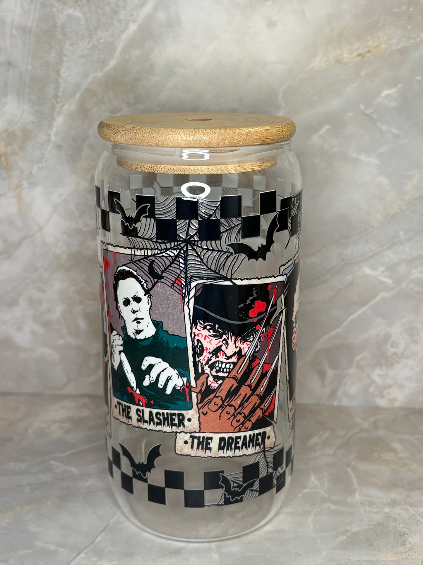 Halloween Glass Cup