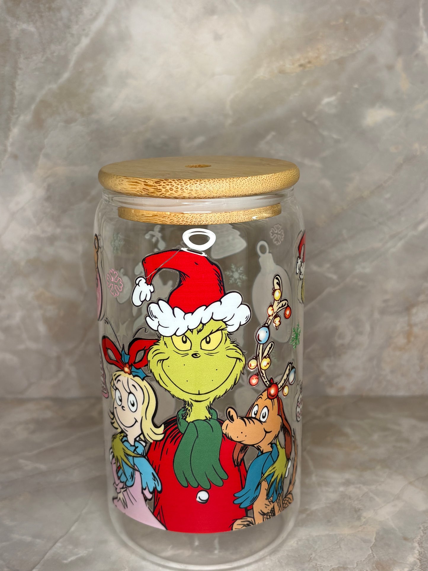 Grinchmas Glass Cup