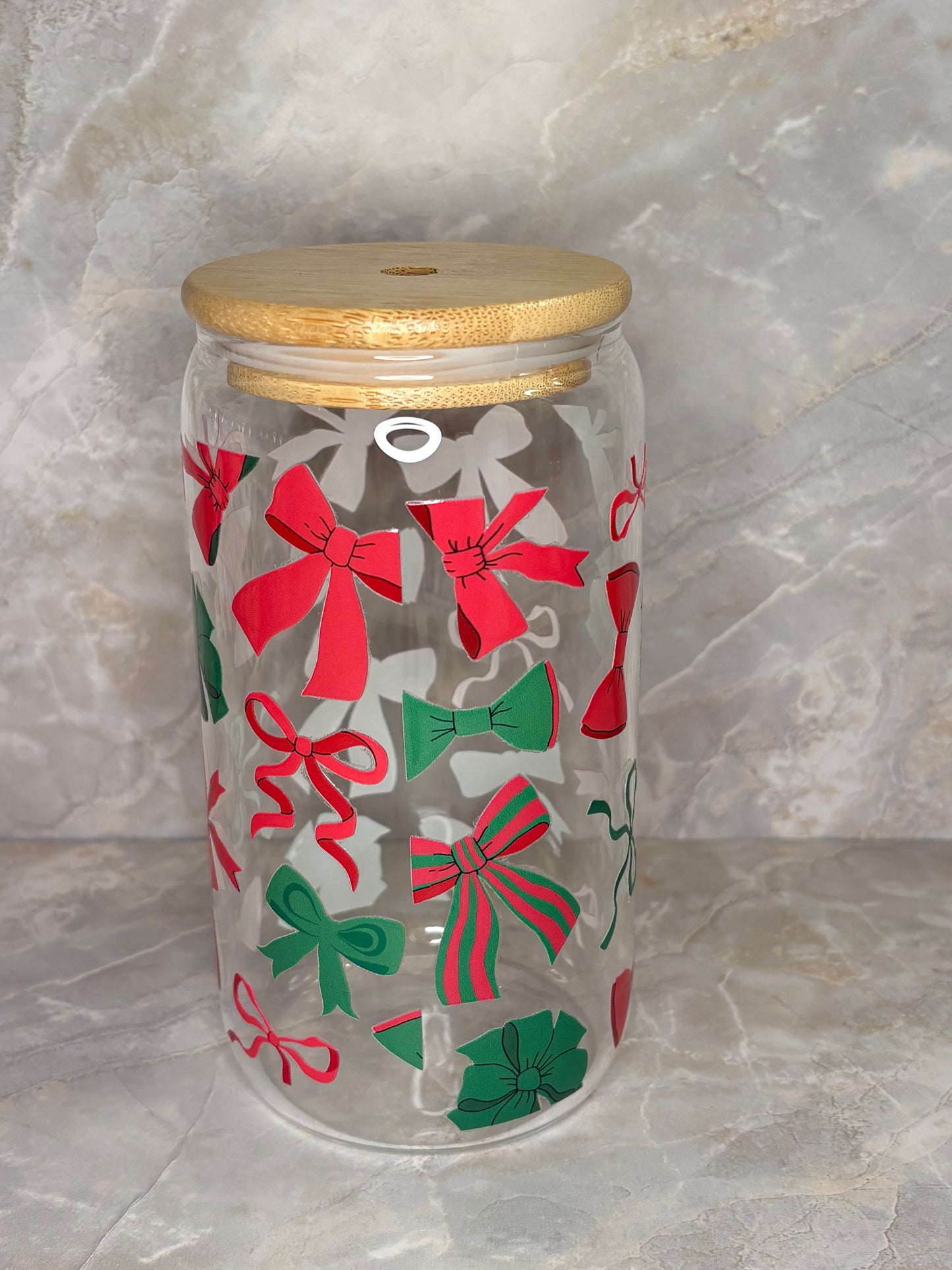 Christmas Glass Cup