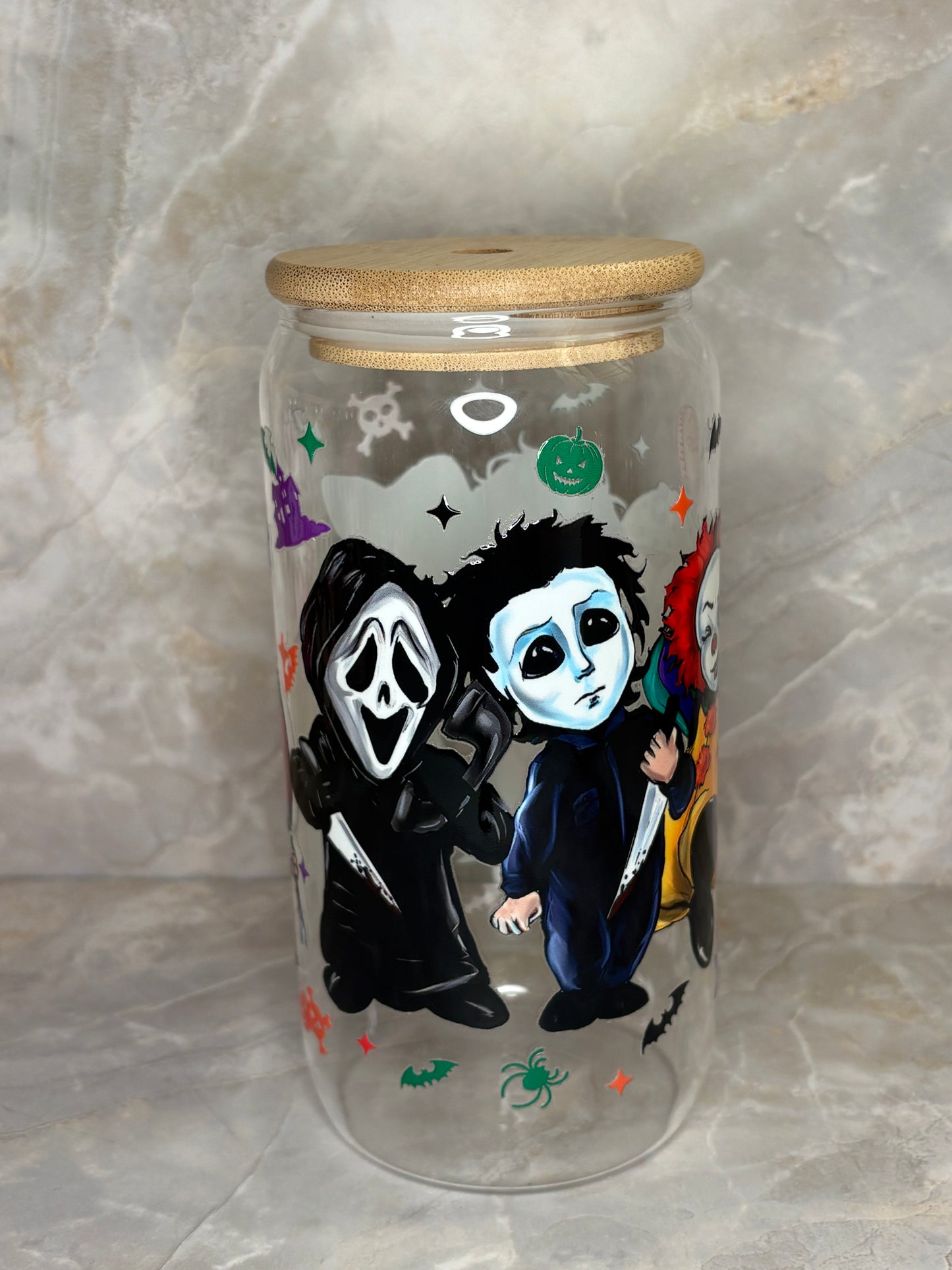 Halloween Glass Cup