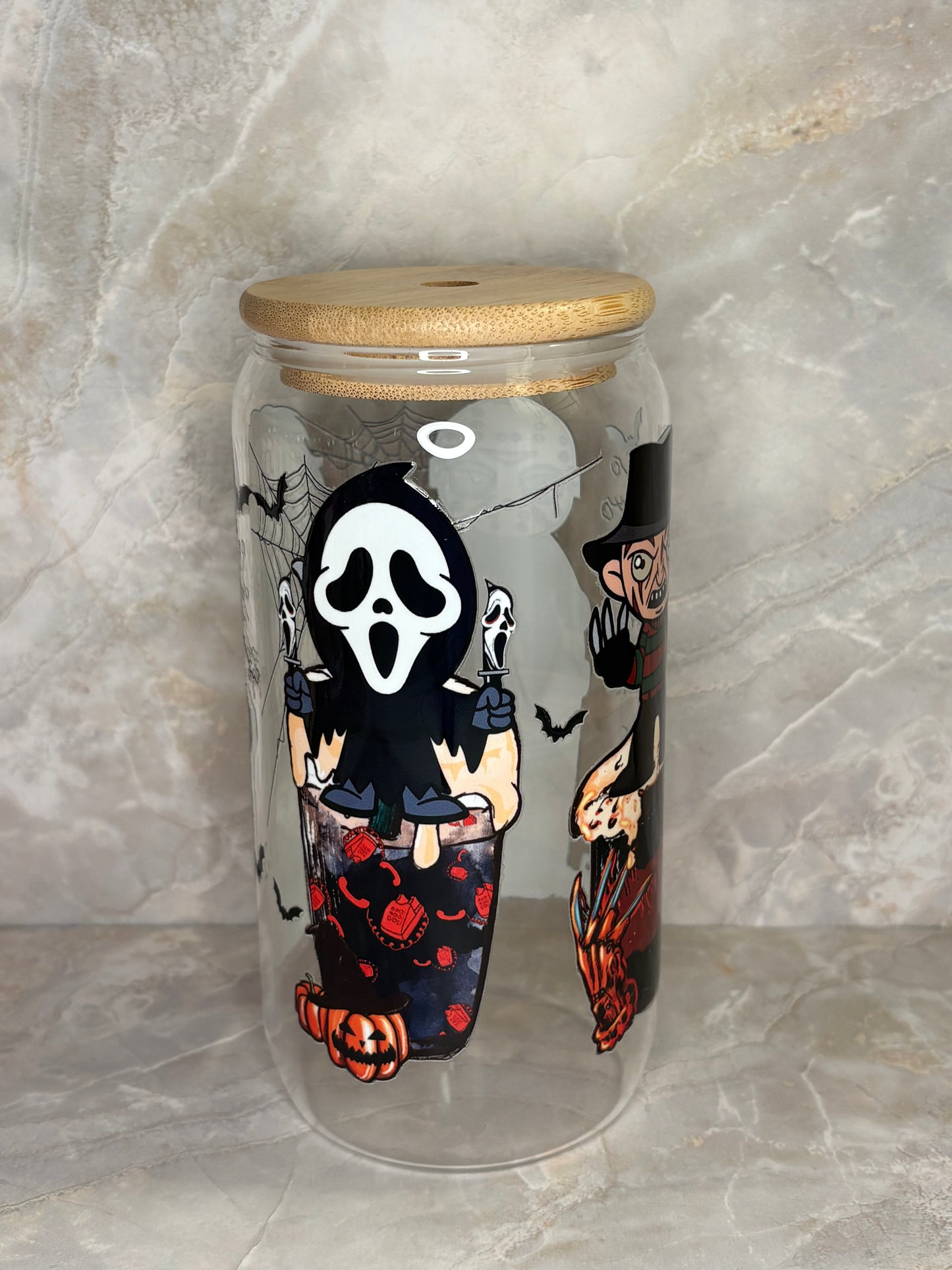 Halloween Glass Cup